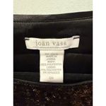 Joan Vass NEW  Tunic Top/Mini Dress Women Small Black Sequin 3/4 Sleeve Going Out Photo 2