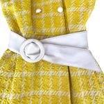 Vintage 60s Arlene Andrews Polyester Mini Dress Size S Yellow Photo 7