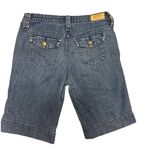 Levi's Vintage Levi’s signature 10” inseam dark wash mid rise jean shorts sz 6 Photo 1
