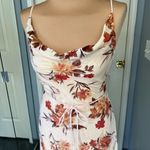 Here Comes the Sun Here Comes the‎ Sun Floral Velvet Cowl Neck Mini Dress Photo 3