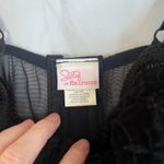 Shirley of Hollywood Black Lace Boned Bustier Corset Garter Lingerie Size 38 Photo 14