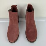 Toms Ella Suede Ankle Chelsea Boot Sz 7 Metallic Insets Rustic Rose Photo 8