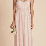 Birdy Grey NWT  Christina Convertible Vintage Blush Pink Tulle Maxi Dress Photo 0