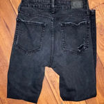Aeropostale  High Waisted Jeggings Black Jeans Ripped‎ Destroy size 0 short Photo 6