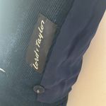 Vintage Lord and Taylor Navy and Black Striped Cropped Jacket Size Small Blue Photo 8