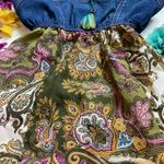 Y2K Zoey & Beth denim paisley print summer tank top Multiple Size L Photo 11