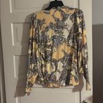 Hale Bob  Women's Paisley Print Blouse - Cream and Blue Photo 3