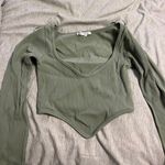 ZARA long sleeved ribbed top Photo 0
