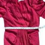 ASTR  The Label Red Alma Long‎ Sleeve Draped Mini Dress Women’s Size Small Photo 5