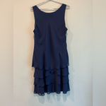 Slny  Midnight Blue Layered Dress Photo 2