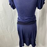 Clu women’s medium stretchy body con dress navy blue Photo 12