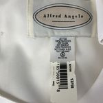 Alfred Angelo  White & Blue Satin Sleeveless Top & Maxi Skirt Set 8 Photo 4