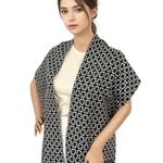 Reversible Geometric Large Shawl Scarf Bodysuit Stylish Dual Photo 2