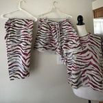 secret treasures  Striped Print Pajamas 3pc Set  Top Sz 12-14 Bottom  Sz 18-20W Photo 0