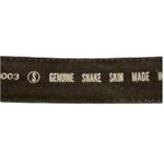 Vintage 80s Genuine Snakeskin Belt Teal Green Exotic Made In Taiwan Womens Small Photo 7