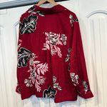 Rafaella  Rhubarb And Black Button Down Shirt Size‎ 2X Photo 1