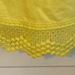 Maison Jules yellow eyelet sleeveless tank top XL Photo 2