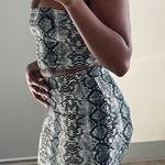 Snake Print Skirt Set Multiple Size XS Photo 1