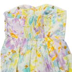 Anthropologie  Maeve Sweetheart Corset A-Line Floral Dress Sleeveless Size LP NEW Photo 10