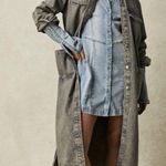 Free People 🆕 | ANNA LOU DENIM DUSTER MAXI LONGLINE JEAN JACKET | SIZE: M Photo 4
