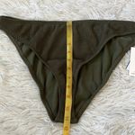 Good American  Women’s Crinkle good basic cheeky bikini bottom stormy001 size 5/6 Photo 5