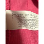 ZARA Pink Corduroy Velvet Velour Button Collar Pockets Long Sleeve Coat Jacket L Photo 3