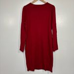 Talbots Solid Red Long Sleeve Fitted Knee Length Dress Size 14 Valentine’s Day Photo 3