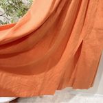 ASTR  Citrine Linen Bow Front Midi Dress Turmeric Orange One Size NWT Photo 7