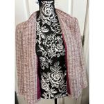 Coldwater Creek  Jacket Women's Petite 6 Boucle Tweed Pastel Blazer Coat‎ Photo 3