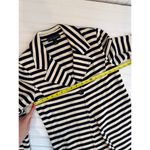 St. John  Striped Navy & White Wool Blend Blazer Career Corporate Corpcore Size 8 Photo 2