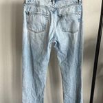 frame denim Frame Le Slouch Straight Leg Distressed Bluejay Rips Denim Jeans Size 27 Photo 7