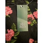 Wild Fable New Mini Skirt Size 4 Small Corduroy Floral Black Pink Green Cotton Photo 5