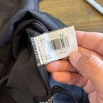 Camomilla Black Cocktail Evening Dress Sheer Long Sleeves Beaded Cuffs Wedding Size 12 Photo 10