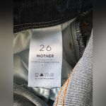 RARE Mother The Tie Back Hustler Ankle Fray Jumpsuit Pardon My French Size 26 Blue Photo 9