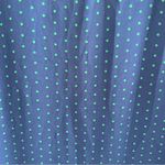 Rose + Olive  Blue Based with Green Polka Dot V Neck Top Office Work Business L Photo 5