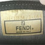 Fendi Pequin Pecan Canvas Cosmetic Pouch Photo 14