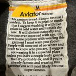 Aviator Nation  Heather Grey Rainbow 5 Stripe Cropped Crewneck Photo 2