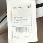 Theory City Pants Women's 2 Petal Pink Prospective Light Tapered Leg Classic NWT Photo 4