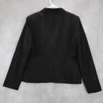 Calvin Klein Black Fish Mouth Formal Preppy Cocktail Coat Jacket Blazer 10 Photo 1