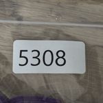 Lucky Me Shirt Womens Large Purple White Floral Bohemian Peasant Prairie Vintage Photo 8