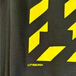 Team Juju Littsburg Black Graphic Unisex Hoodie Size S Yellow Photo 9