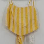 Show Me Your Mumu  yellow stripe scarf top nwt xs Photo 0
