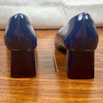 Heel the World Dress Pumps Block Heel Square Toe 9 Blue Photo 3