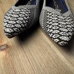 Rothy's  The Point Flats Slip On Pointed‎ Toe Rare Retired Black White Python Sz 7 Photo 1