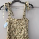 Hill House NWT  Elise Nap Dress Yellow Basketweave Vine Size XS Photo 2