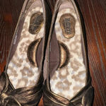 Born women’s Gold Bronze Ballet Flats Size 6 or 36.5 work casual business casual Brown Photo 1