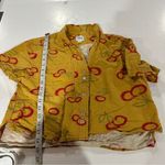 Urban Outfitters BDG Aiden Cherry Print Short Sleeve Button Down Crop Top Size S Photo 8