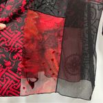 Chico's Chico’s size 1 Silk blend Open Front Kimono sequined sheer Top Photo 7