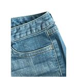 AE Factory Women’s Size 0 Capri Jeans Flap Pockets, Cuffed Hem, Americana Vibe Blue Photo 3