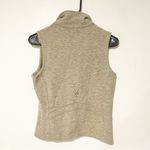 Ibex Carrie Vest Oatmeal Heather Merino Wool Full Zip Vest Size XS Tan Photo 4